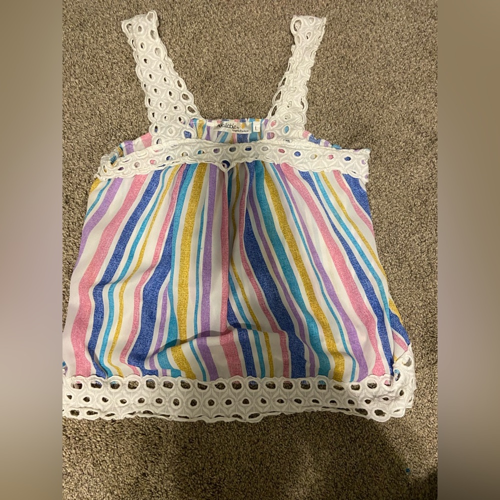 Multi colored top